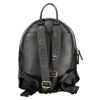 Mario Valentino Black Polyurethane Women Backpack