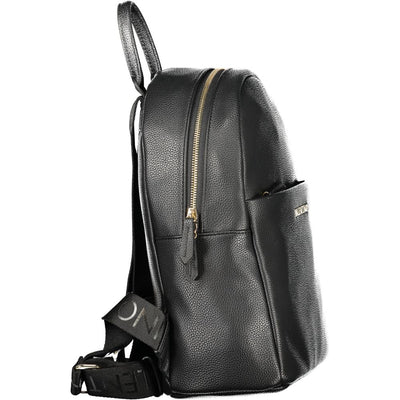 Mario Valentino Black Polyurethane Women Backpack