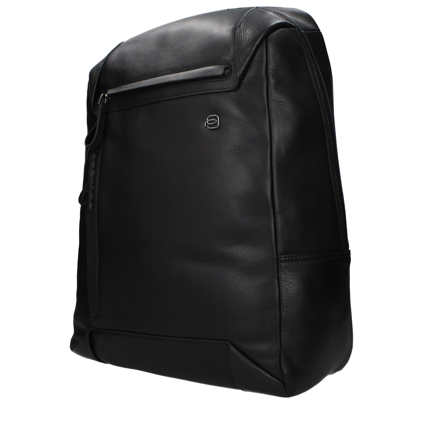 Piquadro Black Leather Backpack