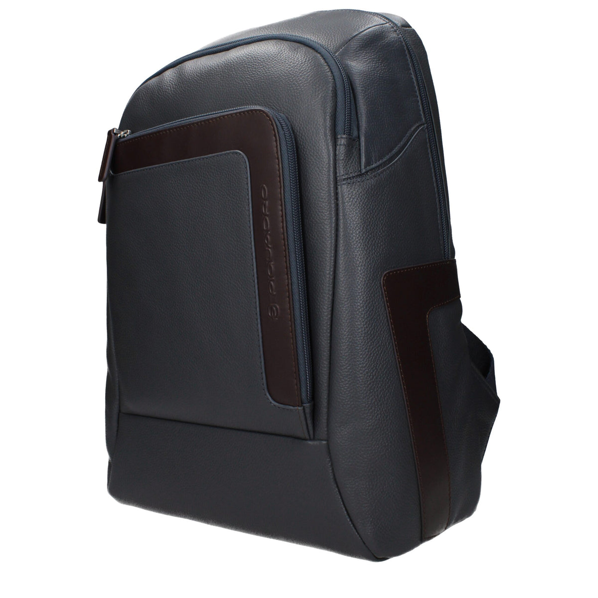 Piquadro Gray Leather Backpack